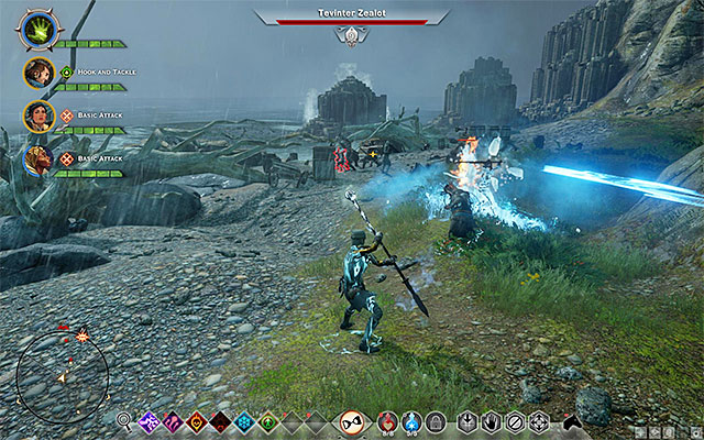 Help the Charger eliminate enemy units - Dragon Age Inquisition: The Captain of the Chargers - new party member - The Inner Circle (companion quests) - Dragon Age: Inquisition Game Guide & Walkthrough