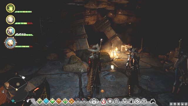 The tunnel in the second cave - Dragon Age Inquisition: Keeping the Darkspawn Down - Side quests - The Storm Coast - Dragon Age: Inquisition Game Guide & Walkthrough