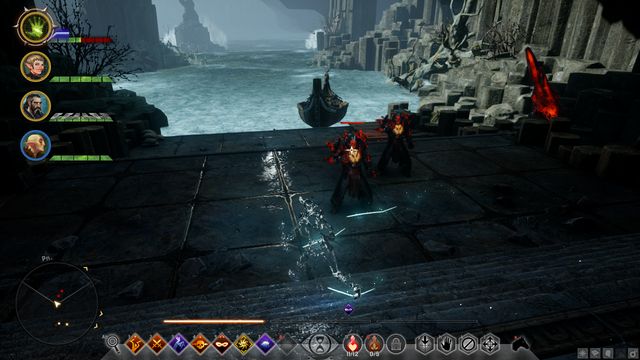 The harbor in the cave - your destination - Dragon Age Inquisition: Red Water - Side quests - The Storm Coast - Dragon Age: Inquisition Game Guide & Walkthrough