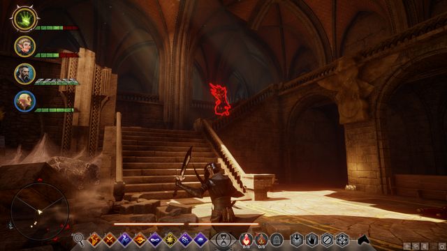 One of the Behemoths with an Emerald Seal - Dragon Age Inquisition: The Knights Tomb - Side Quests - Emerald Graves - Dragon Age: Inquisition Game Guide & Walkthrough