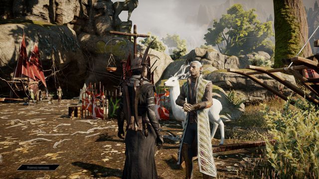 Keeper Hawen at the Dalish camp - Dragon Age Inquisition: The Knights Tomb - Side Quests - Emerald Graves - Dragon Age: Inquisition Game Guide & Walkthrough