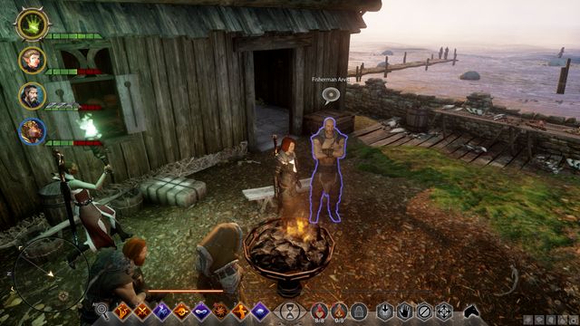 Arvid in his hut. - Dragon Age Inquisition: What Yet Lingers - The Frostback Basin - Jaws of Hakkon DLC - Dragon Age: Inquisition Game Guide & Walkthrough