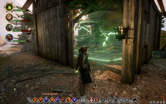 The rift on the island. - Dragon Age Inquisition: What Yet Lingers - The Frostback Basin - Jaws of Hakkon DLC - Dragon Age: Inquisition Game Guide & Walkthrough