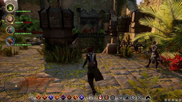 The stairs in the ruins. - Dragon Age Inquisition: Worthy of Publication - The Frostback Basin - Jaws of Hakkon DLC - Dragon Age: Inquisition Game Guide & Walkthrough