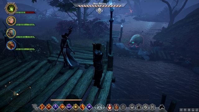 The beast is approaching, you better find a place to hide. - Dragon Age Inquisition: The Nox Morta - The Frostback Basin - Jaws of Hakkon DLC - Dragon Age: Inquisition Game Guide & Walkthrough