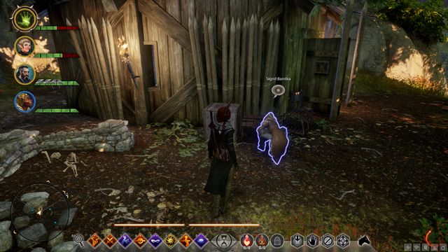 The quest giver - Sigrid. - Dragon Age Inquisition: In Exile - The Frostback Basin - Jaws of Hakkon DLC - Dragon Age: Inquisition Game Guide & Walkthrough