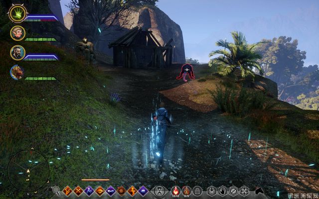 Runa fighting a Lurker. - Dragon Age Inquisition: Up and Away - The Frostback Basin - Jaws of Hakkon DLC - Dragon Age: Inquisition Game Guide & Walkthrough