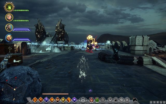 The Pride demon on the battlements - Dragon Age Inquisition: Here Lies the Abyss - Main storyline quests (The Path of the Inquisitor) - Dragon Age: Inquisition Game Guide & Walkthrough