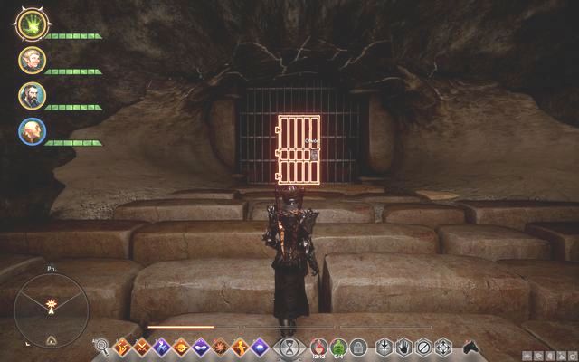 The door in the Paras Cavern - Dragon Age Inquisition: The Door in Paras Cavern - Side quests - The Forbidden Oasis - Dragon Age: Inquisition Game Guide & Walkthrough