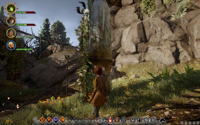 The statue - Dragon Age Inquisition: Playing with Fire - Side quests - The Hinterlands - Dragon Age: Inquisition Game Guide & Walkthrough