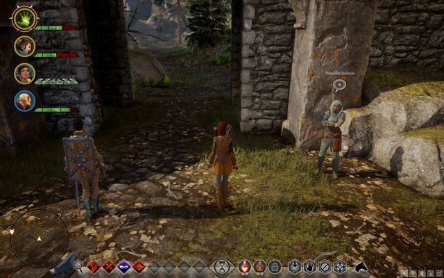 The guard at the gate - Dragon Age Inquisition: East Road Bandits - Side quests - The Hinterlands - Dragon Age: Inquisition Game Guide & Walkthrough