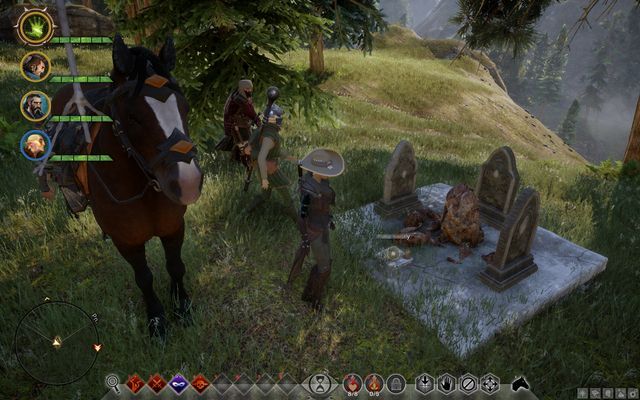 The grave - Dragon Age Inquisition: Flowers for Senna - Side quests - The Hinterlands - Dragon Age: Inquisition Game Guide & Walkthrough
