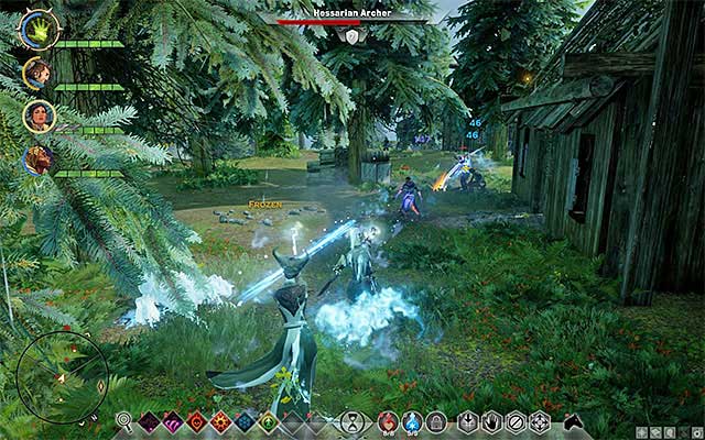 Deal with the bandits and examine one of the nearby buildings - Dragon Age Inquisition: Cleaning House - Side quests - The Storm Coast - Dragon Age: Inquisition Game Guide & Walkthrough
