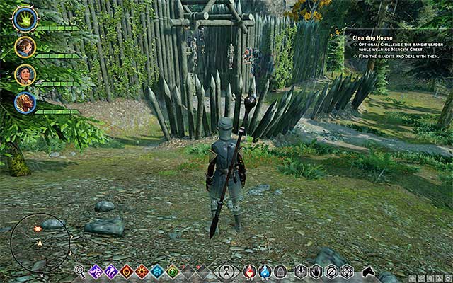 The entrance to the Hessarian Camp - Dragon Age Inquisition: Cleaning House - Side quests - The Storm Coast - Dragon Age: Inquisition Game Guide & Walkthrough