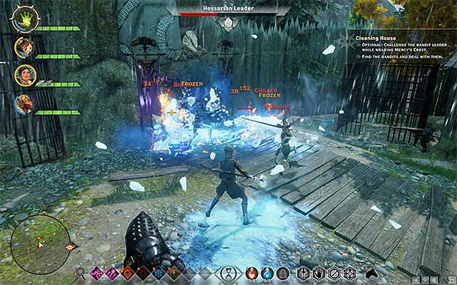 Defeat the Hessarian leader in direct fight - Dragon Age Inquisition: Cleaning House - Side quests - The Storm Coast - Dragon Age: Inquisition Game Guide & Walkthrough