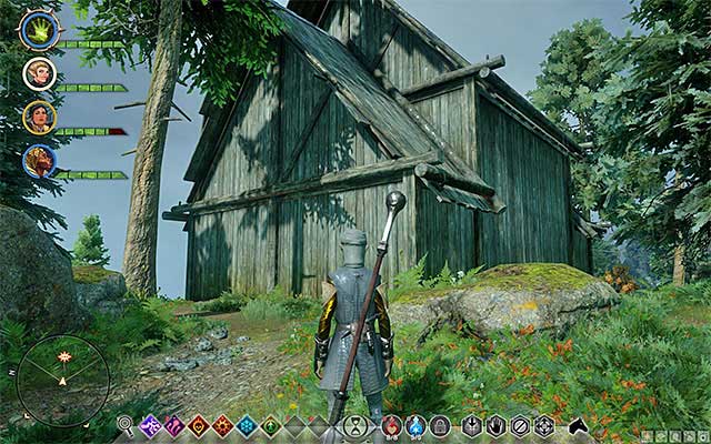 The cottage with the locked door - Dragon Age Inquisition: A Glowing Key - Side quests - The Storm Coast - Dragon Age: Inquisition Game Guide & Walkthrough