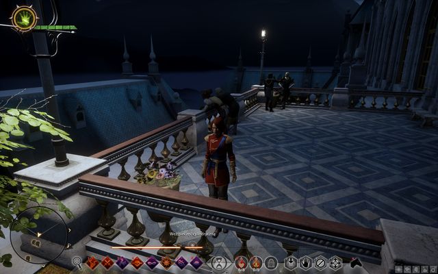 The seal on the balcony - Dragon Age Inquisition: Wicked Eyes and Wicked Hearts - Main storyline quests (The Path of the Inquisitor) - Dragon Age: Inquisition Game Guide & Walkthrough