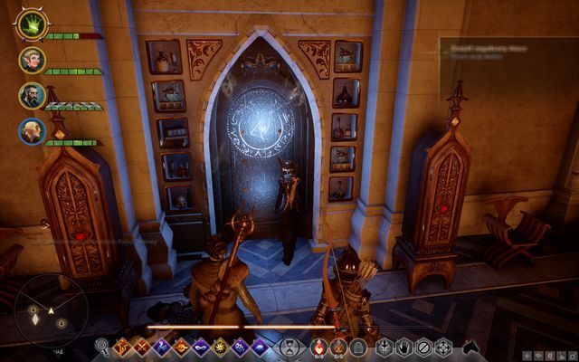 An example door that requires a halla statuette - Dragon Age Inquisition: Wicked Eyes and Wicked Hearts - Main storyline quests (The Path of the Inquisitor) - Dragon Age: Inquisition Game Guide & Walkthrough