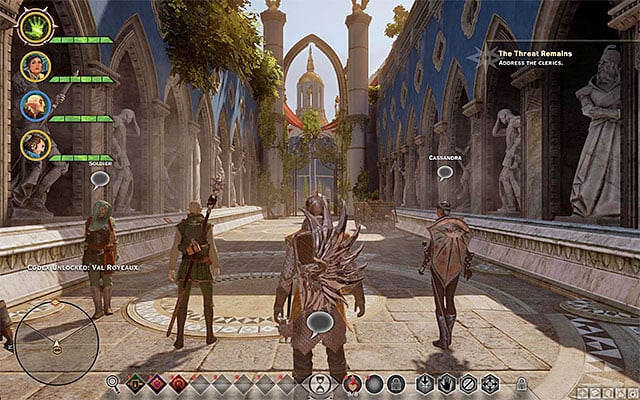 You visit Val Royeaux during one of the main quests, but it is a good idea to return here later into the game - Dragon Age Inquisition: Val Royeaux - basic information - Val Royeaux - Dragon Age: Inquisition Game Guide & Walkthrough