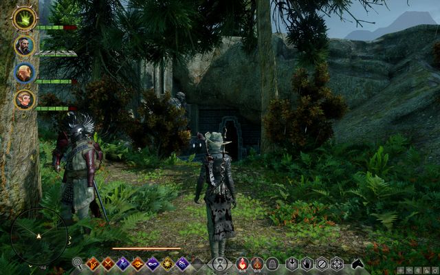 The cave entrance - Dragon Age Inquisition: Astrariums and ocularums in The Storm Coast - The Storm Coast - Dragon Age: Inquisition Game Guide & Walkthrough