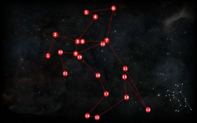 The second astrarium is near the rocks, in the Western corner of the map (M17,1b) - Dragon Age Inquisition: Astrariums and ocularums in Emerald Graves - Emerald Graves - Dragon Age: Inquisition Game Guide & Walkthrough