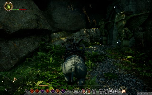 The cave entrance - Dragon Age Inquisition: Astrariums and ocularums in Emerald Graves - Emerald Graves - Dragon Age: Inquisition Game Guide & Walkthrough