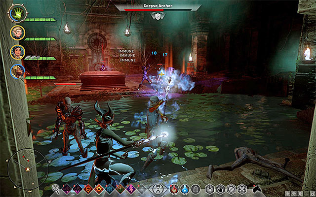 Eliminate the enemy archers quickly - Dragon Age Inquisition: The Spirit Calmed - Side quests - The Forbidden Oasis - Dragon Age: Inquisition Game Guide & Walkthrough