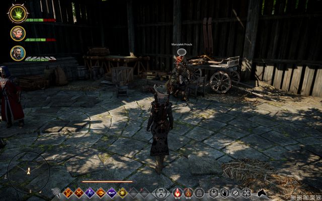 Marshal Proulx in the fort - Dragon Age Inquisition: Calming Victory Rise - Side quests - Exalted Plains - Dragon Age: Inquisition Game Guide & Walkthrough