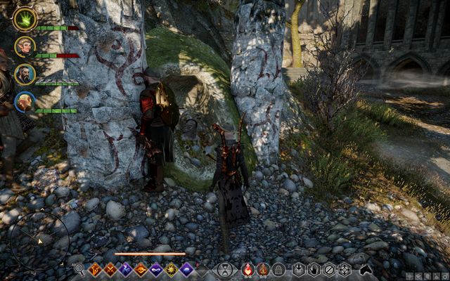 One of the graves which you need to open - Dragon Age Inquisition: The Spoils of Desecration - Side quests - Exalted Plains - Dragon Age: Inquisition Game Guide & Walkthrough