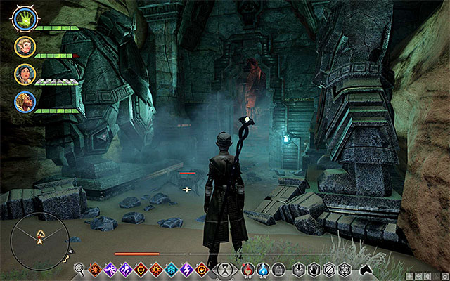 The entrance to the third tomb. - Dragon Age Inquisition: The Tomb of Fairel - Side quests - The Hissing Wastes - Dragon Age: Inquisition Game Guide & Walkthrough