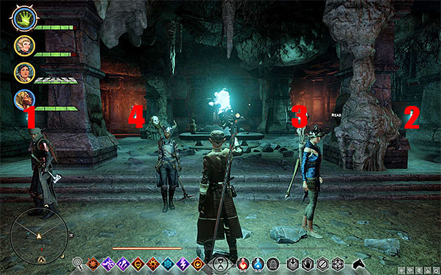 You have to do the exact same things in this tomb as in the previous ones - Dragon Age Inquisition: The Tomb of Fairel - Side quests - The Hissing Wastes - Dragon Age: Inquisition Game Guide & Walkthrough