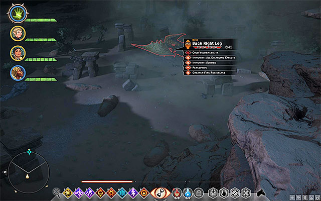 It is best to leave the dragon alone. - Dragon Age Inquisition: The Tomb of Fairel - Side quests - The Hissing Wastes - Dragon Age: Inquisition Game Guide & Walkthrough