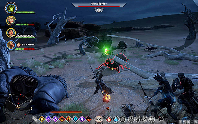 The convoy. - Dragon Age Inquisition: Field of Bones - Side quests - The Hissing Wastes - Dragon Age: Inquisition Game Guide & Walkthrough