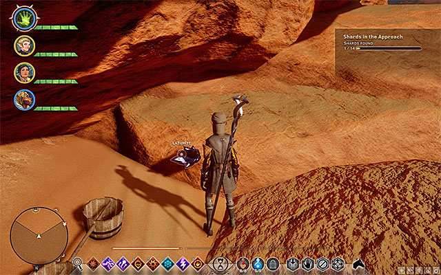 Lazurite Ore - Dragon Age Inquisition: Lazurite Survey in the Approach - Side quests - The Western Approach - Dragon Age: Inquisition Game Guide & Walkthrough
