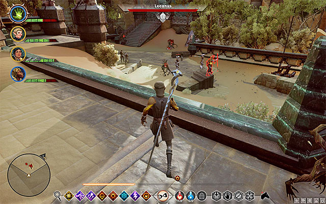 Attack Lucanus and his henchmen - Dragon Age Inquisition: A Tevinter Relic Hunt - Side quests - The Western Approach - Dragon Age: Inquisition Game Guide & Walkthrough