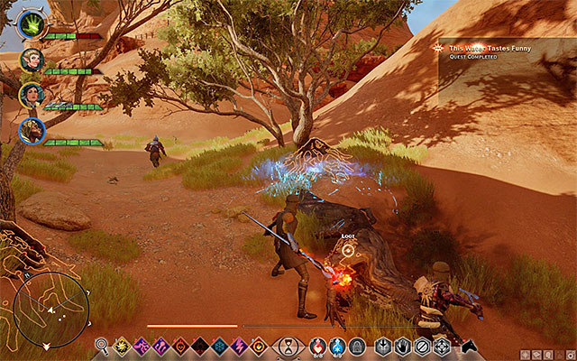 You will have to fight at least one varghest - Dragon Age Inquisition: This Water Tastes Funny - Side quests - The Western Approach - Dragon Age: Inquisition Game Guide & Walkthrough