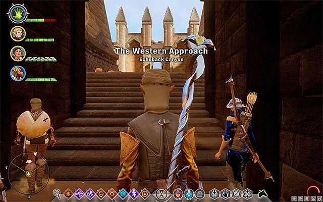 After exiting the ruins you will find yourself in the camp - Dragon Age Inquisition: The Trouble with Darkspawn - Side quests - The Western Approach - Dragon Age: Inquisition Game Guide & Walkthrough