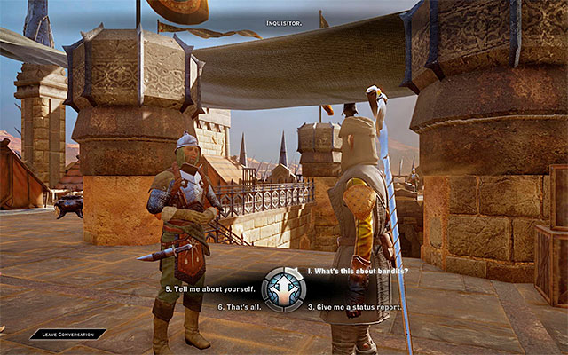 Ask Rylen about the bandits. - Dragon Age Inquisition: Fortress Squatters - Side quests - The Western Approach - Dragon Age: Inquisition Game Guide & Walkthrough
