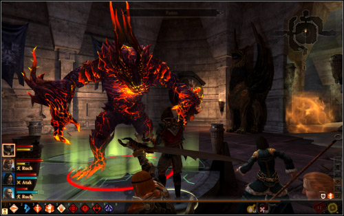 The first seal can be broken in the spacious room (5) with a glowing pedestal in the center - Walkthrough - Corypheus's Prison - Sashamiri's Floor - Dragon Age II: Legacy - Game Guide and Walkthrough