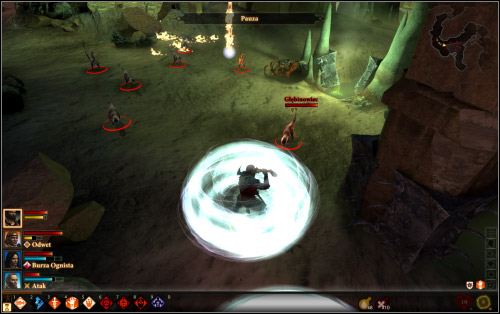 Move along till the horde of the deep stalkers attacks you - Walkthrough - Corypheus's Prison - Tower Base - Dragon Age II: Legacy - Game Guide and Walkthrough