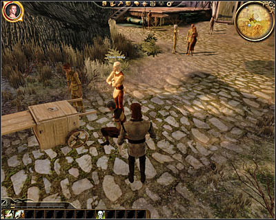 - During your time spent in [Denerim - Elven alienage] and prior to starting the wedding ceremony you can talk to Nessas father (M8, 3) - Dragon Age Origins: Origin 3 - City elf main map - World Atlas - Maps - Main areas - Dragon Age: Origins Game Guide