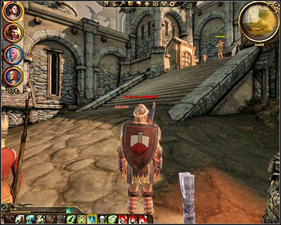 - During your time spent in [Denerim] you can encounter Taliesen of the Antivan Crows - Dragon Age Origins: Denerim main map - World Atlas - Maps - Main areas - Dragon Age: Origins Game Guide