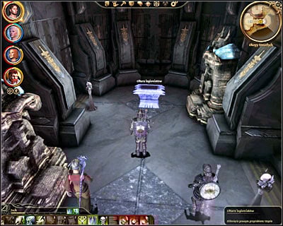 Once youre inside a new room ignore all the ghosts seen nearby and instead examine two objects - Legionnaires relic and Legionnaires altar (M58, 13) - Dragon Age Origins: Paragon of her kind - Orzammar - Dragon Age: Origins Game Guide
