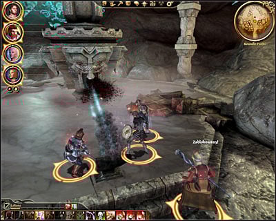 Youll now have to keep repeating all the actions described above to destroy four sides of the statue - Dragon Age Origins: Paragon of her kind - Orzammar - Dragon Age: Origins Game Guide