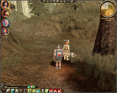 In order to locate Aneirin youll have to go to [Brecilian forest - Eastern part] and its going to be a small camp (M43, 5) located near the place where youve encountered mad Hermit - Dragon Age Origins: Wynnes remorse - Followers quests - Dragon Age: Origins Game Guide