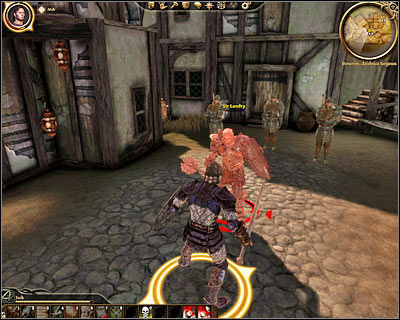 Description: While exploring the market district youre going to be recognized and stopped by Sir Landry (M64, 6) - Dragon Age Origins: Honor bound - Denerim - Dragon Age: Origins Game Guide