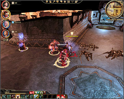 In order to get to your third target youll have to travel to [Orzammar - Diamond quarter - Royal palace] - Dragon Age Origins: Trial of the crows - Denerim - Dragon Age: Origins Game Guide