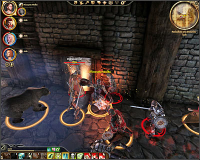 Before you proceed to the area where arl Howe can be found (M74, 7) make sure to save your game again, because youre about to start a very difficult boss fight - Dragon Age Origins: Saving the queen - Denerim - Dragon Age: Origins Game Guide