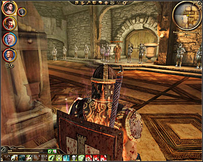 Either way your next objective will be to return to the chamber where the queen is being held (M73, 3) - Dragon Age Origins: Saving the queen - Denerim - Dragon Age: Origins Game Guide