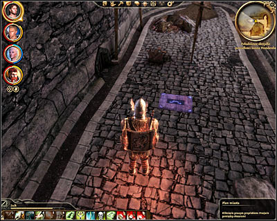 Youll now have to return to the place where youve started exploring the mansion (M75, 1), but sadly it wont be as easy as it sounds - Dragon Age Origins: Crime wave - Denerim - Dragon Age: Origins Game Guide